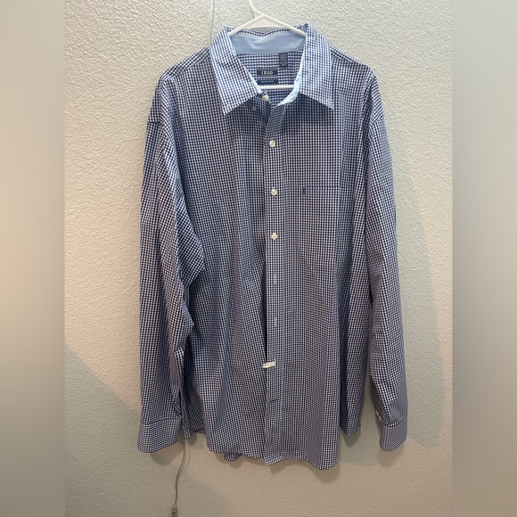 Izod Other - Men's Blue Checkered Izod Shirt